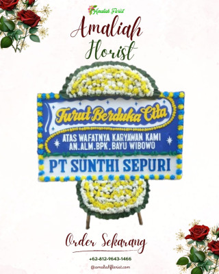 Papan Bunga Duka di Karang Raja