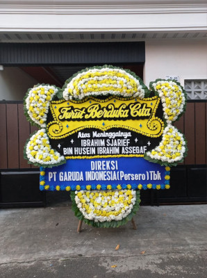 Papan Bunga Duka di Karang Raja